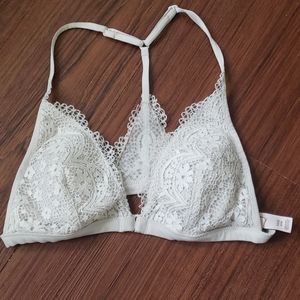 White Padded Brallet Lingerie VS